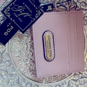 Beautiful London fog credit card holder